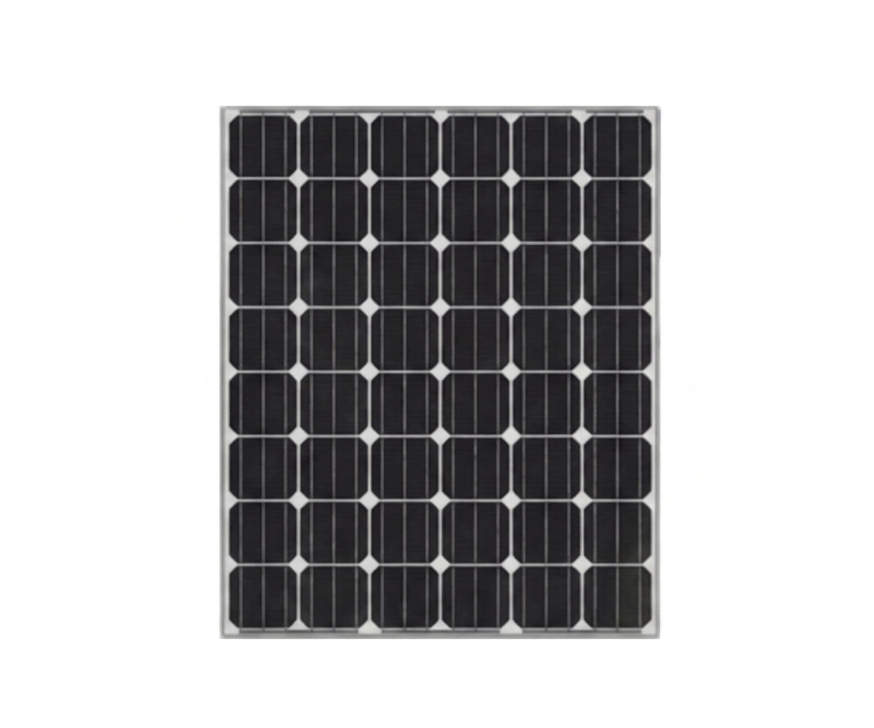 Panel solar monocristalino de 60W y 12V con marco de aluminio reforzado, ideal para carga de baterías en caravanas y sistemas solares Off-Grid