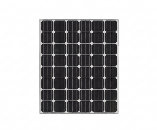 Panel solar monocristalino de 60W y 12V con marco de aluminio reforzado, ideal para carga de baterías en caravanas y sistemas solares Off-Grid
