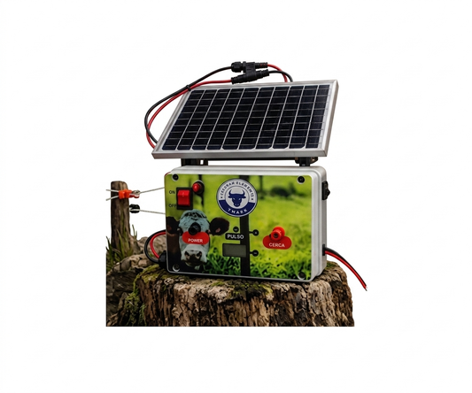 KIT SOLAR para Cercas ELÉCTRICAS Ganaderas (Alcance 50KM - IMPULSOR)