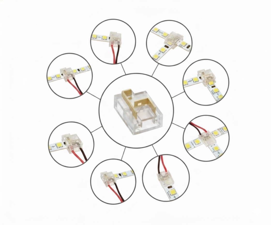 Conector Rápido Multifunción para Tira (COB/SMD) - UNIVERSO LED