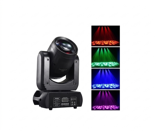 Robótica Cañón Spot Prisma 150W - Lente Óptico 18 Caras Profesional
