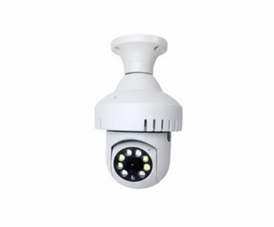 Foco Cámara WiFi 1080P Detector de Humo 360°