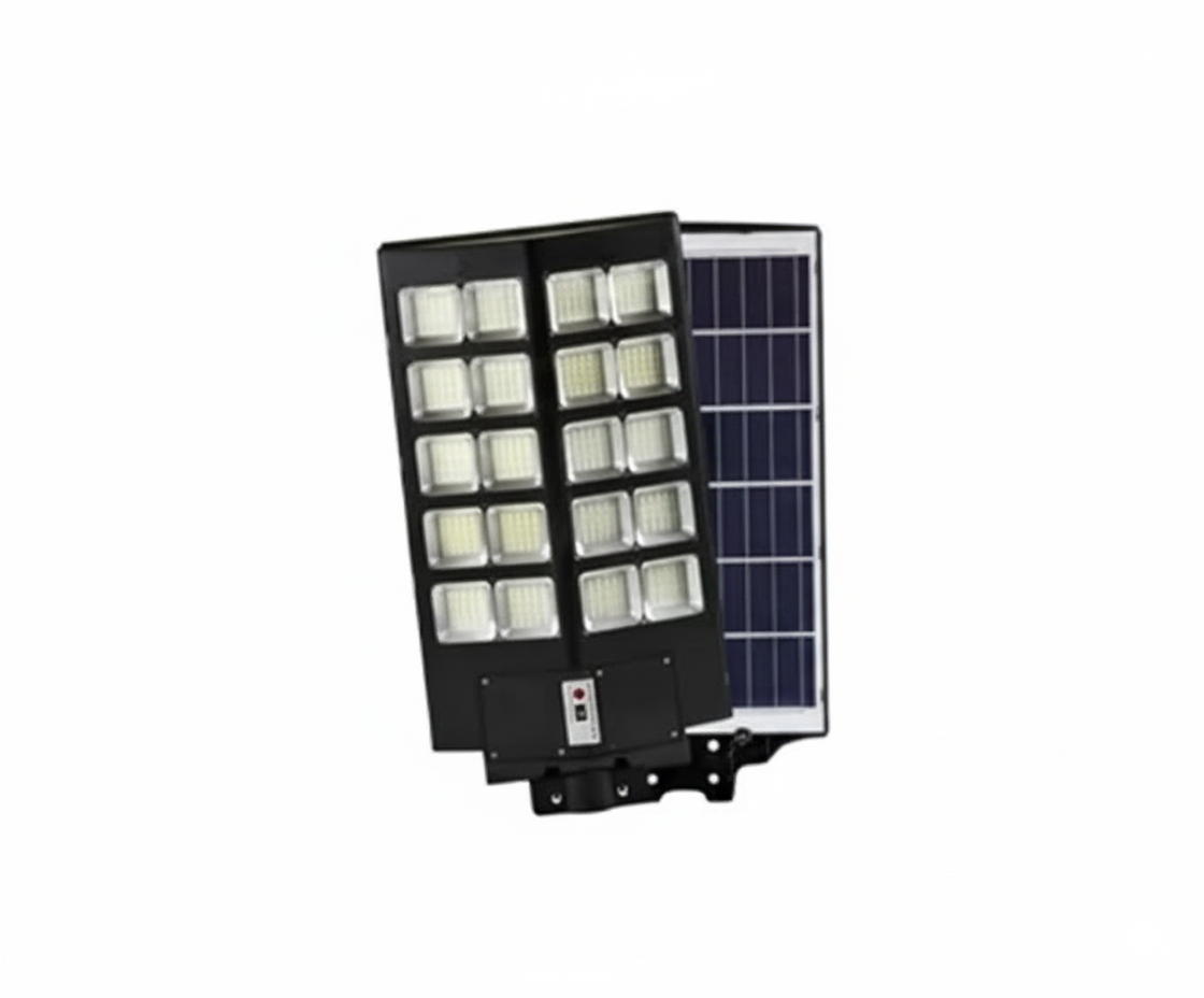 Lámpara LED Solar Tipo Poste 1200W Alumbrado Público Autónomo