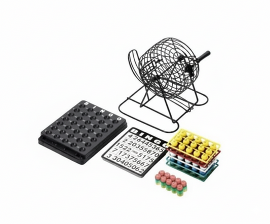 Set Completo de Bingo Jaula Metálica Profesional