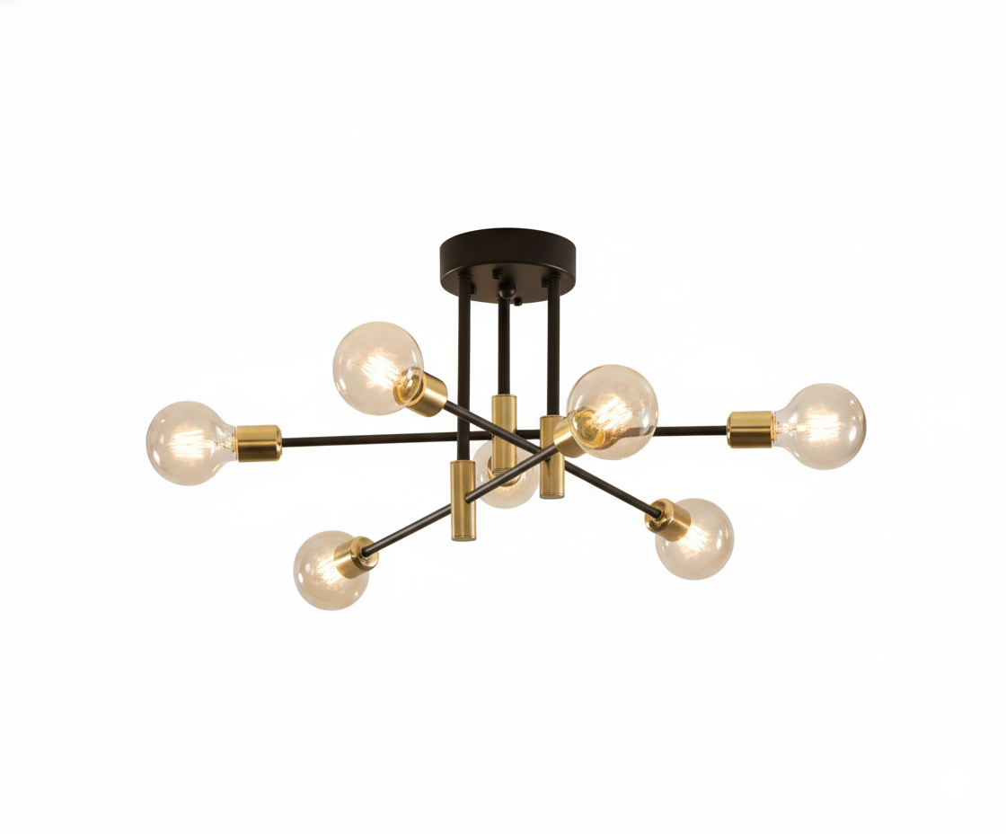 Lámpara Sputnik Industrial para Cenas Inolvidables [SIN FOCOS] - UNIVERSO LED