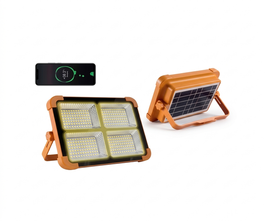 Reflector Solar LED Powerbank Luz de Emergencia y Cargador Portátil - UNIVERSO LED