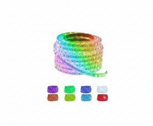 Manguera LED RGB 5050 Flexible Venta por Metro Decoración Profesional Multicolor - UNIVERSO LED