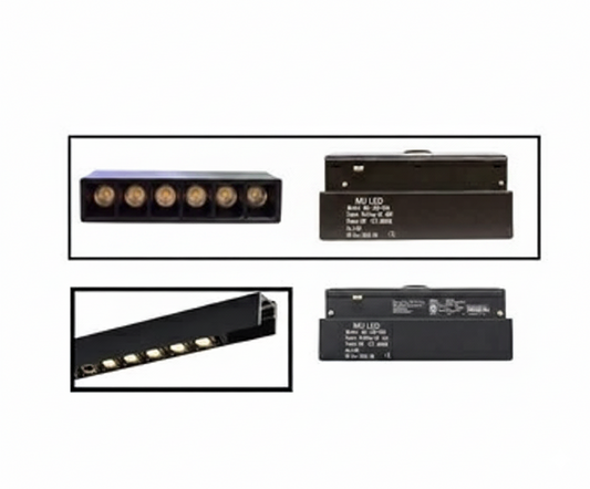 Lámpara Grille Modular 6W Riel Magnético + Luz Cálida - UNIVERSO LED