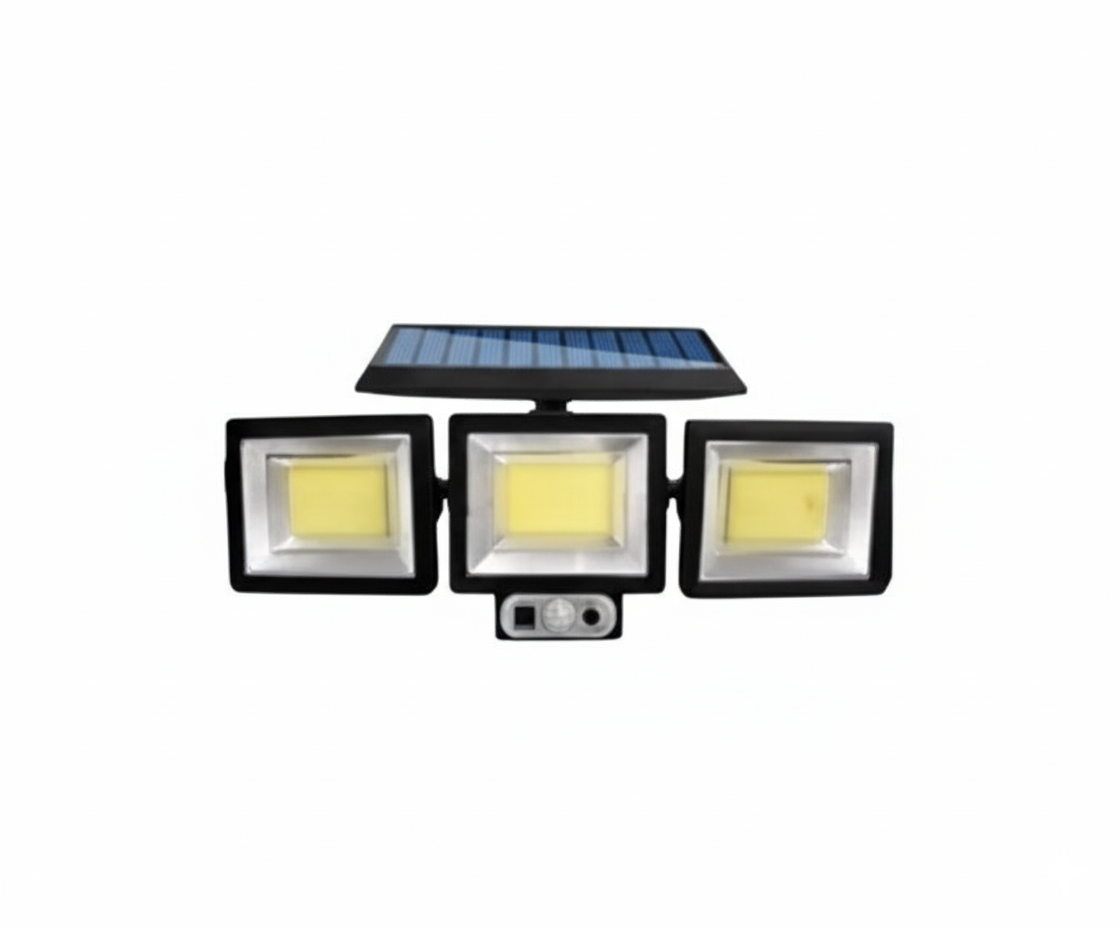 Lámpara Solar Triple Detección Perimetral