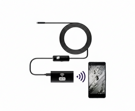 Cámara de Inspección WiFi Endoscopica Flexible 1080P