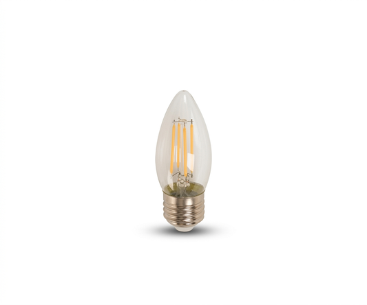 Foco Vintage LED Vela Filamento Decorativo 4W E27 - UNIVERSO LED