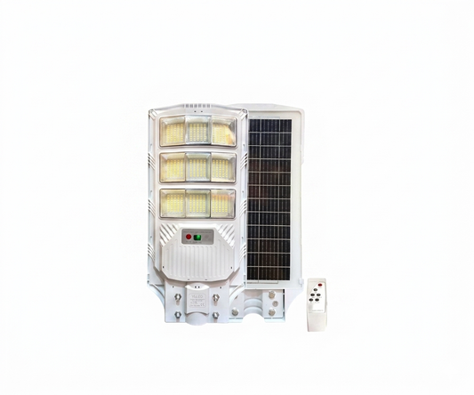Lámpara Solar Poste Suburbana 600W Alumbrado Público Autónomo All-in-One - UNIVERSO LED
