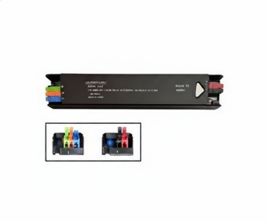 Fuente Slim PRO 24V 300W 12.5A (Conexión Rápida Sin Tornillos) - UNIVERSO LED