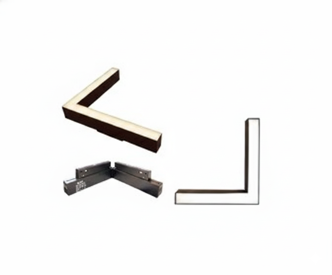Lámpara Angular LED 30W para Riel Magnético Conector Esquina 90° - UNIVERSO LED