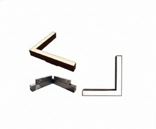 Lámpara Angular LED 30W para Riel Magnético Conector Esquina 90° - UNIVERSO LED