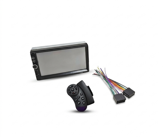 Radio Auto Pantalla Táctil 7" Doble DIN (Bluetooth / USB / MirrorLink) - Full HD 1080p - UNIVERSO LED