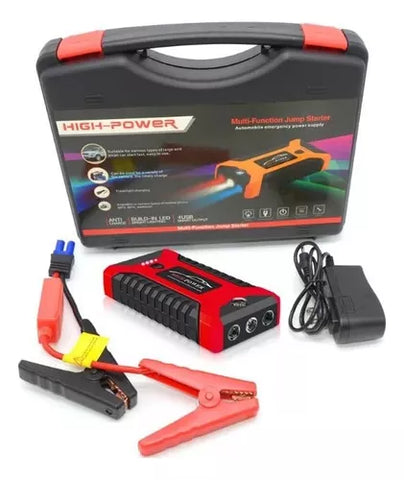 Arrancador de Bateria Portatil 600A 99800mha linterna