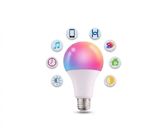 Foco LED Inteligente RGB, Wi-Fi y Sincronización Musical - UNIVERSO LED