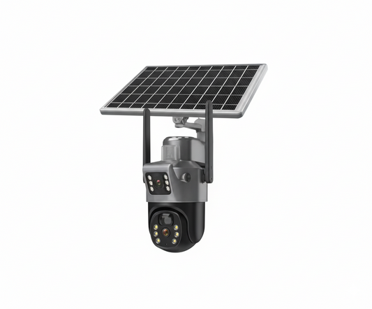 Cámara Seguridad Solar PTZ 360° Visión Remota 2.4GHz