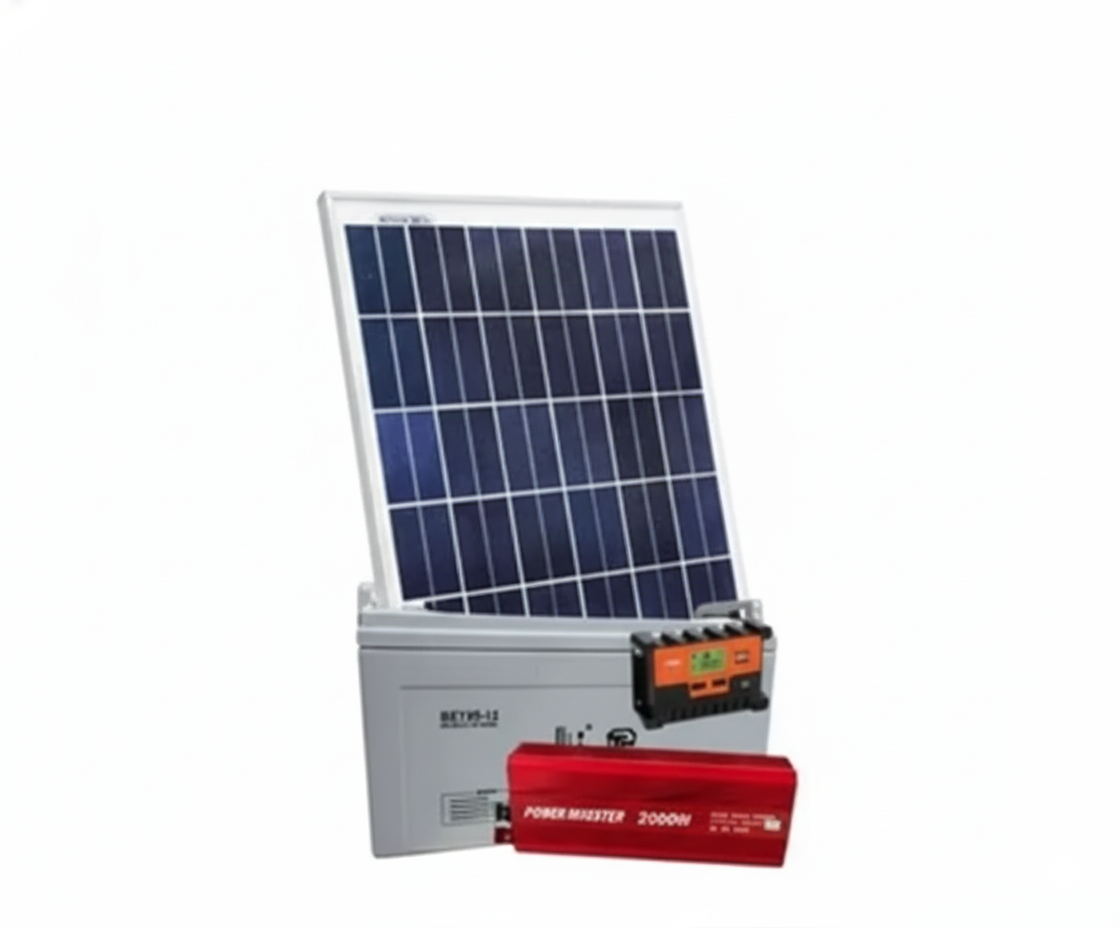Kit Solar Completo 2000W Batería Ciclo Profundo Gel 120Ah