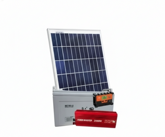 Kit Solar Completo 2000W Batería Ciclo Profundo Gel 120Ah