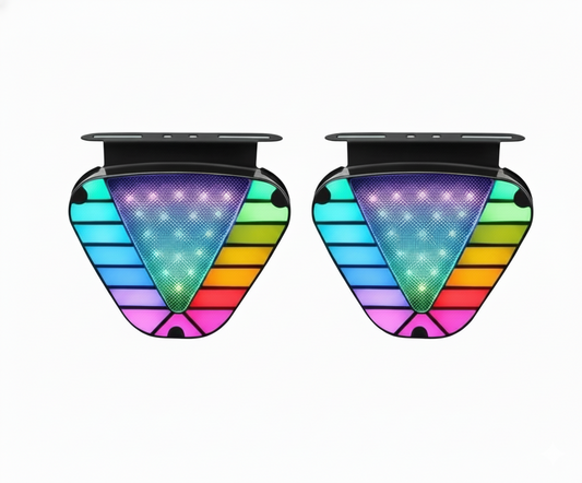 Luz de Freno Triangular RGB Estilo F1 Dinámica