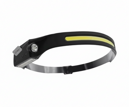 Linterna Frontal Recargable COB Sensor de Movimiento Pro