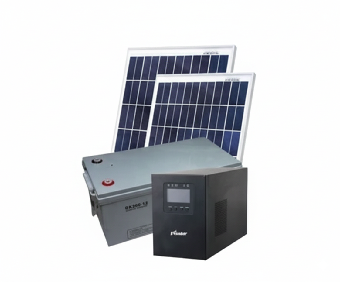 Kit Solar Avanzado Respaldo de Energía Inversor Off-Grid 1000w Batería 200Ah - UNIVERSO LED