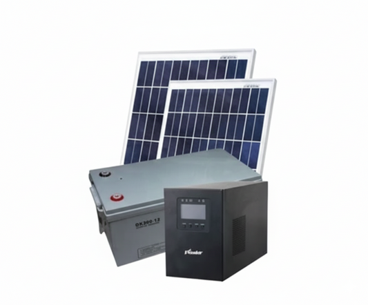 Kit Solar Avanzado Respaldo de Energía Inversor Off-Grid 1000w Batería 200Ah