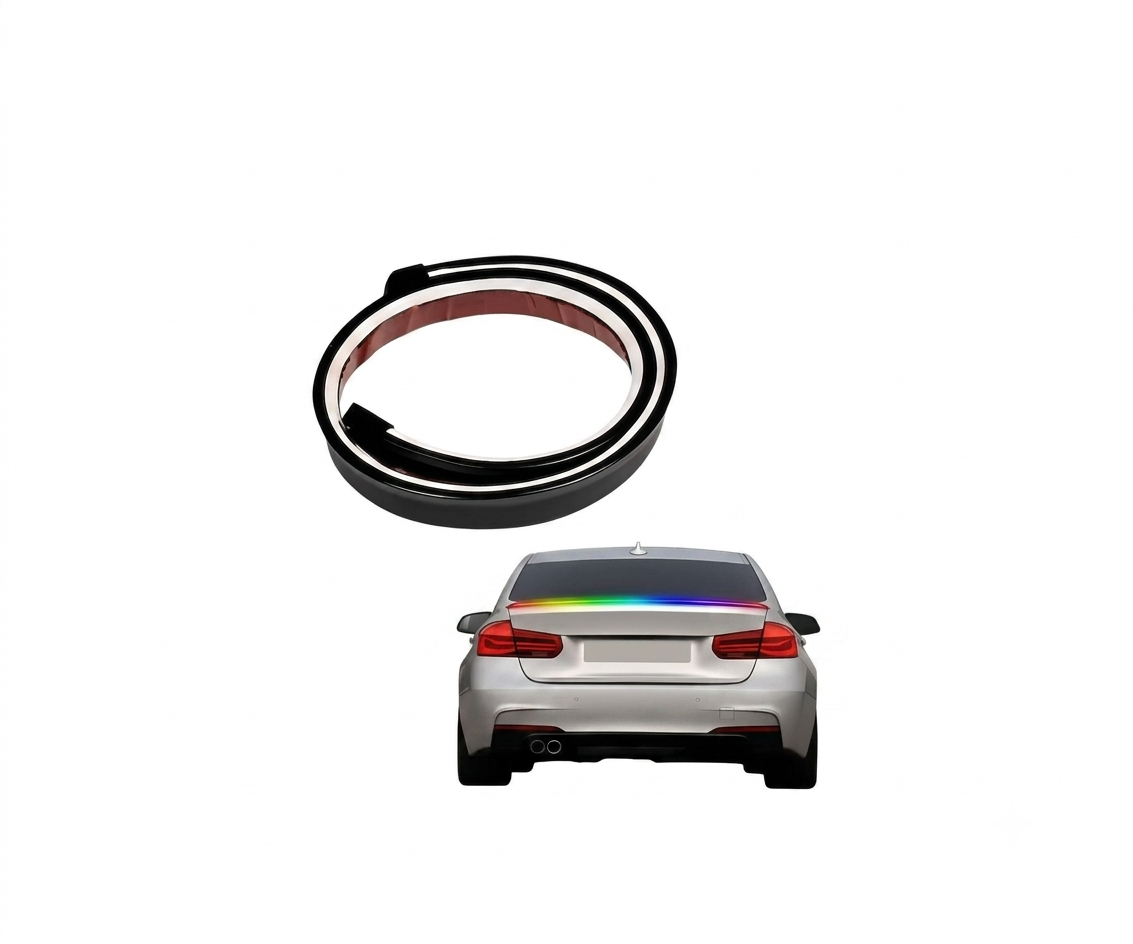 Spoiler / Aleron LED "Samurai" 120cm (Negro Brillante) - Luz RGB Multifunción - UNIVERSO LED
