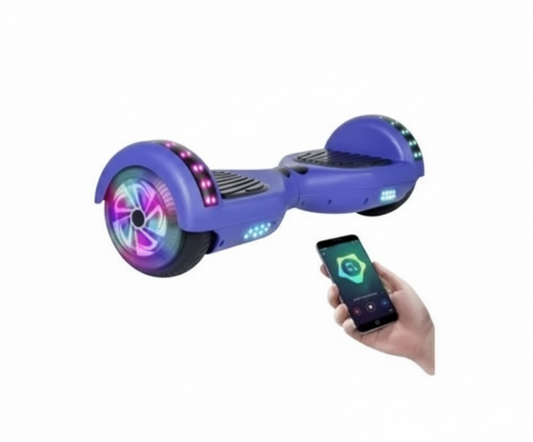 Patineta Eléctrica Bluetooth Luces LED Rueda Infinita
