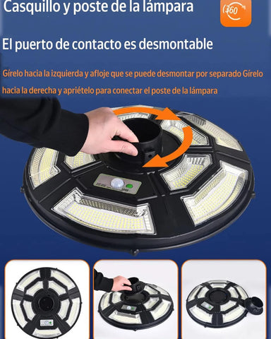 LÁMPARA UFO SOLAR LED 13W