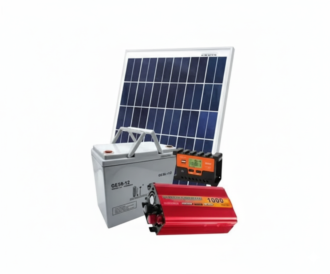 Kit Solar Económico Completo Respaldo Energético 1000W