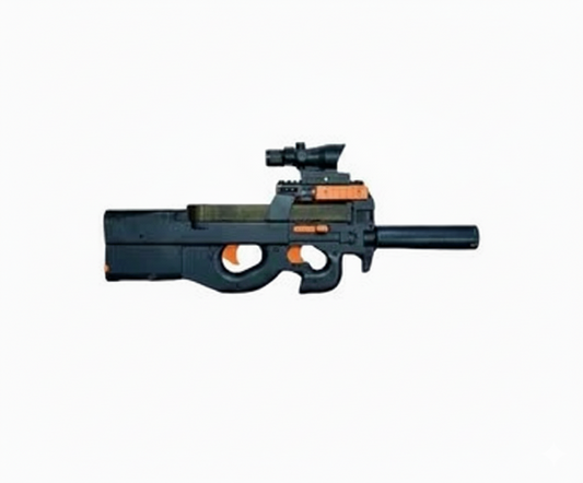 Subfusil de Hidrogel P90 Recargable con Mira y Luces