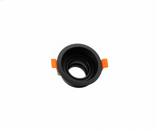 Marco Empotrable Ojo de Buey Simple - Negro Mate GU10/MR16 - UNIVERSO LED