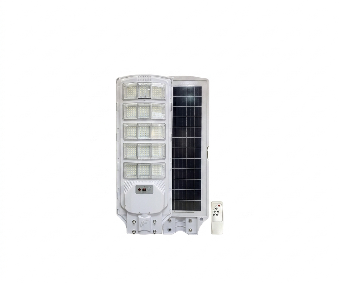 Lámpara Solar Poste Suburbana 1000W All in One IP66 con Control - UNIVERSO LED