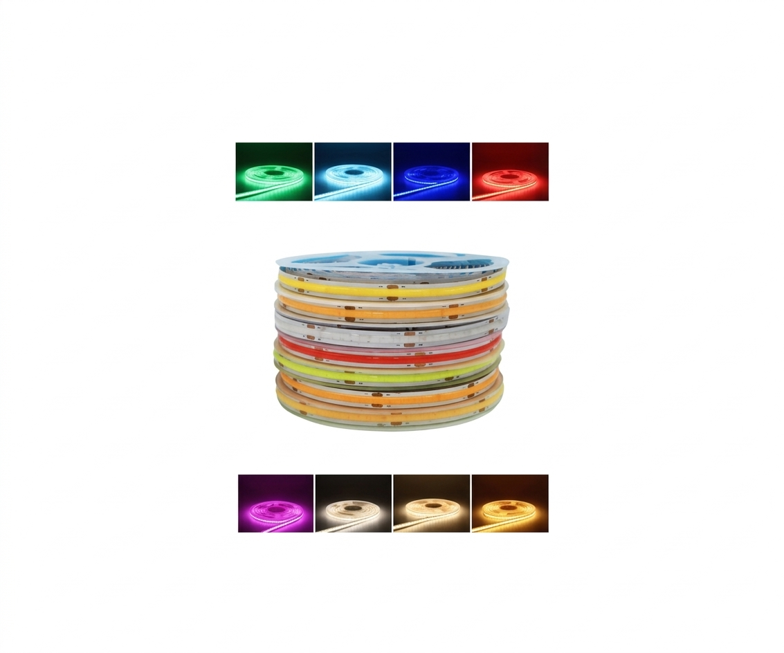 Cinta LED COB 24V 5M Iluminación Uniforme de Alta Densidad - UNIVERSO LED