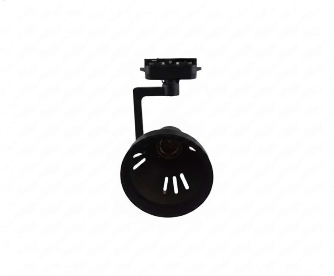 Spot para Riel E27 Para Foco Direccionable Negro - UNIVERSO LED
