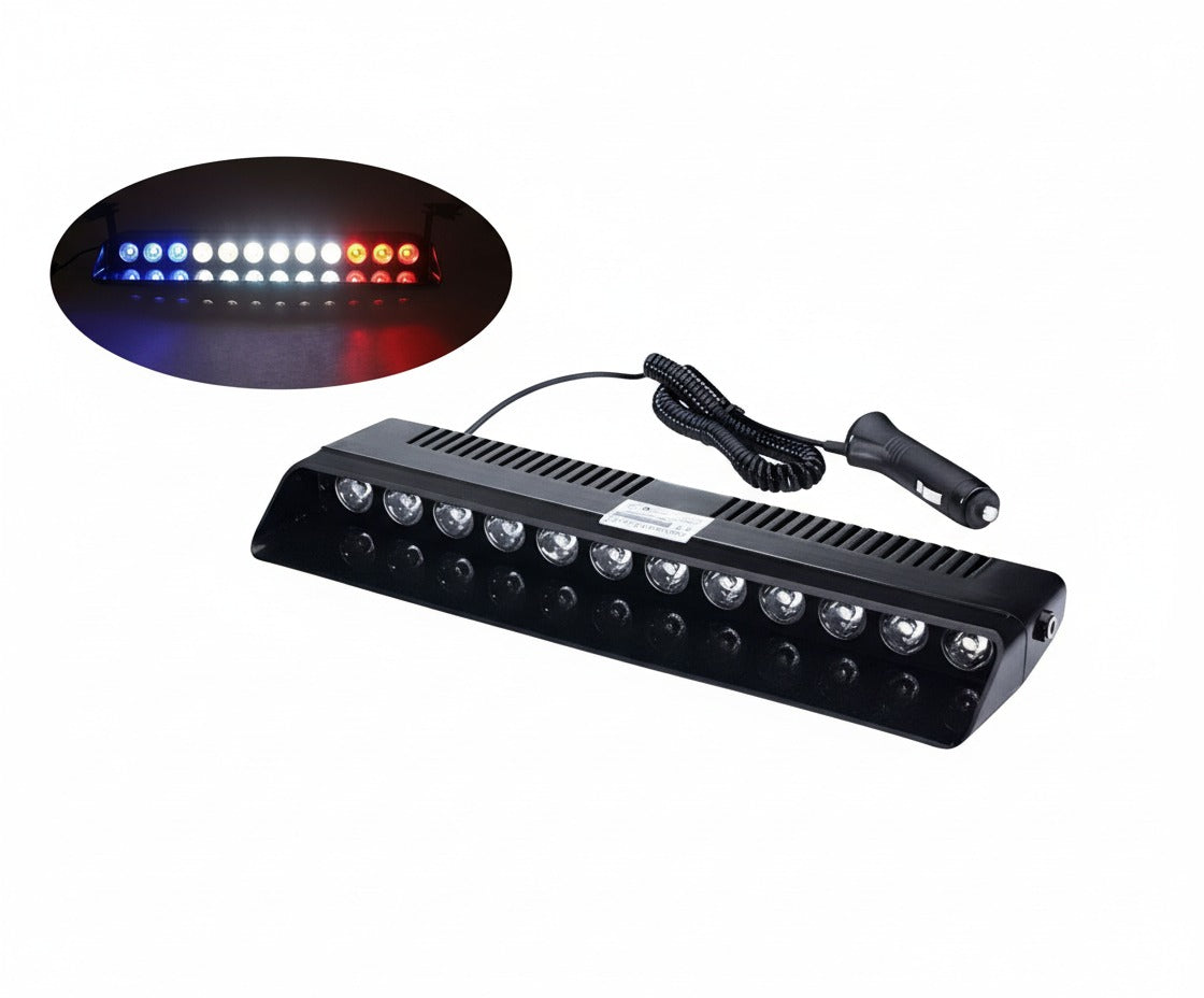 Baliza - Parabrisas 12 Led Strobo - UNIVERSO LED