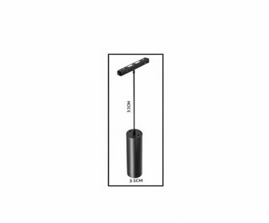 SPOT Colgante Riel Magnético 10W Suspensión Cilíndrica - UNIVERSO LED