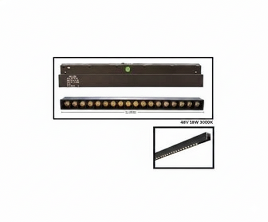 Lámpara Modular Grille 18w Riel Magnético LED 300k - UNIVERSO LED