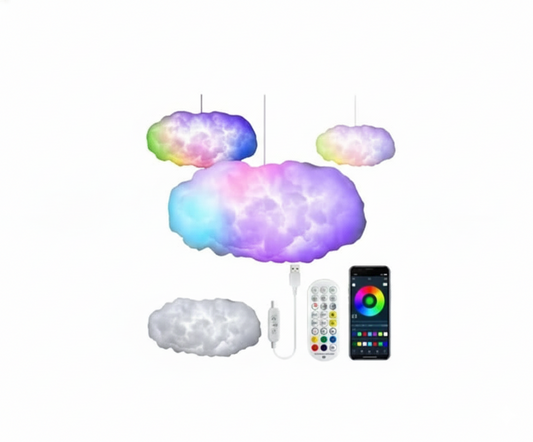 Lámpara de Nube RGB Interactiva Sincronización Musical y Control App