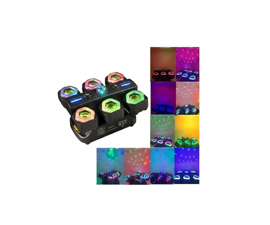 Robótica Barco Pirata 120W - Efecto 4 en 1 Beam Láser Strobo