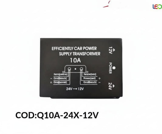 Transformador de Voltaje 24v - 12v 10A