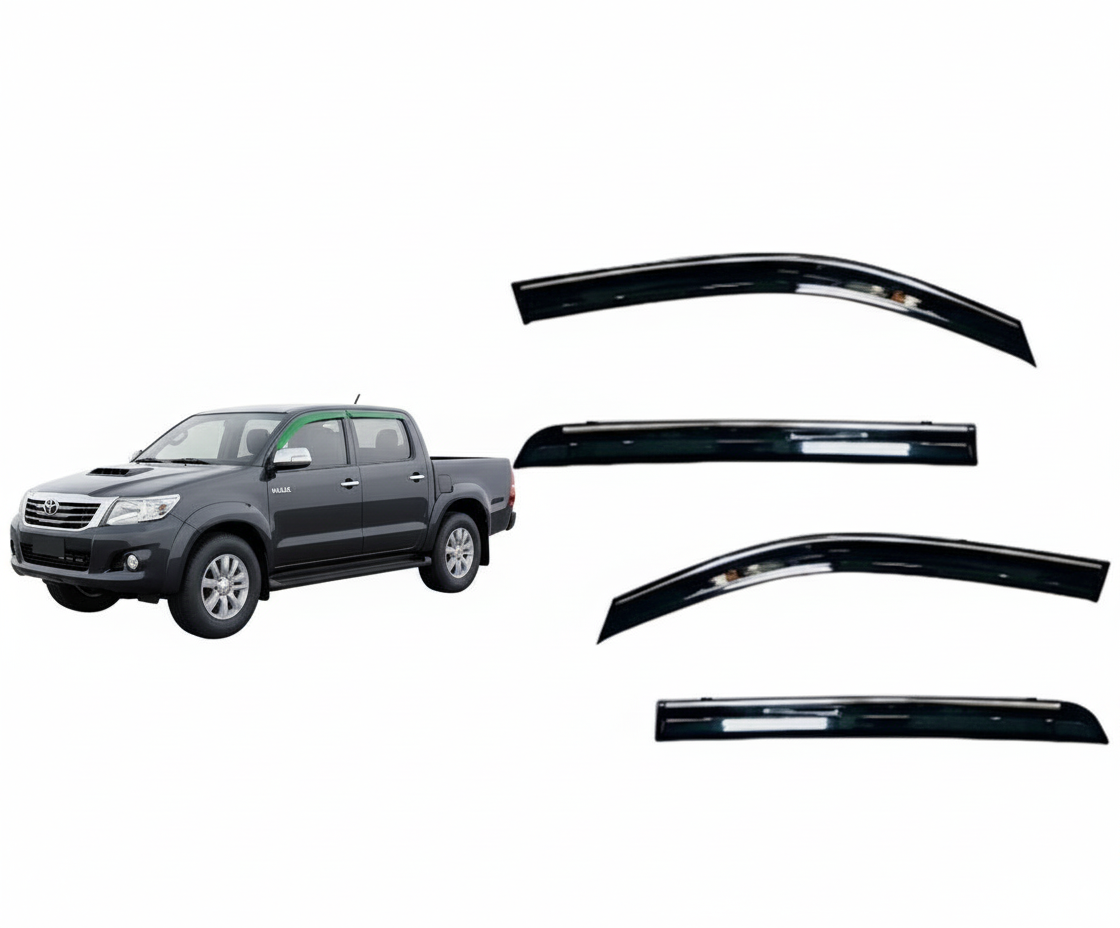 Deflectores/Cubrelluvia de Ventana Toyota Hilux 2015 - UNIVERSO LED