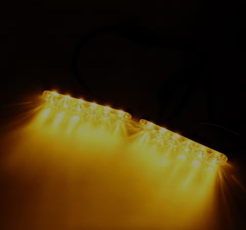 Luces diurna con xenon y drl 6 led